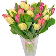 Букет из 19 тюльпанов