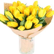 Букет из 25 тюльпанов
