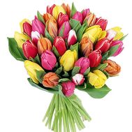 Букет из 41 тюльпана