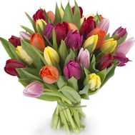 Букет из 29 тюльпанов