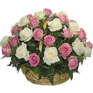 Basket of 41 roses