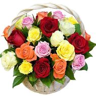 Basket of 25 roses