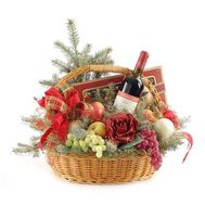 Подарунковий новорічий кошик