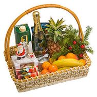 Подарунковий новорічий кошик
