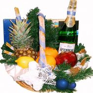 Подарунковий новорічий кошик