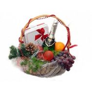 Подарунковий новорічий кошик