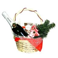 Подарунковий новорічий кошик