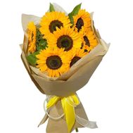 Букет подсолнухов - Солнечное настроение