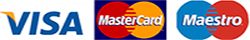 Payment by Visa and MasterCard