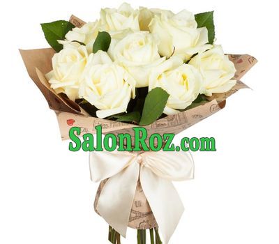 11 white roses in paper 11 white roses in paper