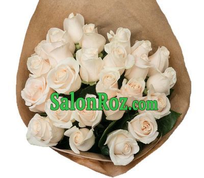 25 cream roses in paper 25 cream roses in paper