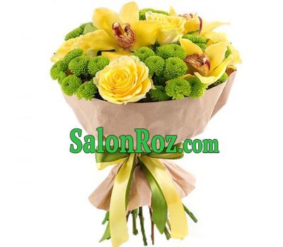 Author''s bouquet with orchids Author''s bouquet with orchids