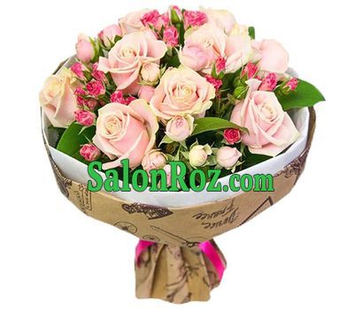 A bouquet of roses for a girl A bouquet of roses for a girl