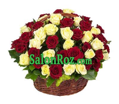 Wonderful basket of roses Wonderful basket of roses