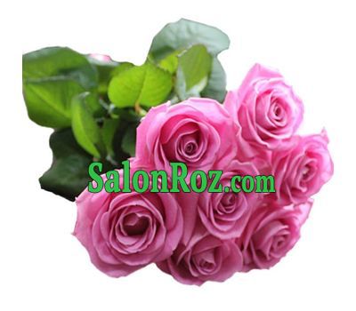A small bouquet of pink roses A small bouquet of pink roses