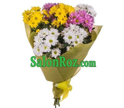 A small bouquet of chrysanthemums A small bouquet of chrysanthemums