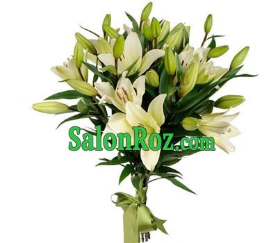 Beautiful lilies in a bouquet Beautiful lilies in a bouquet
