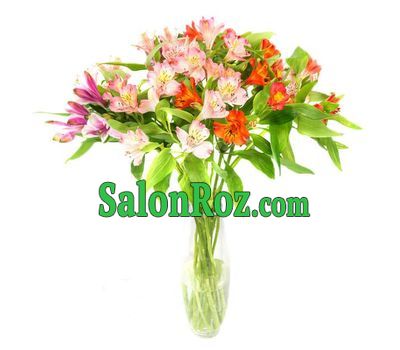 Pleasant bouquet of alstroemerias Pleasant bouquet of alstroemerias