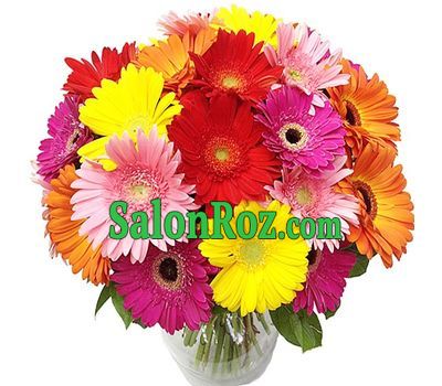 Life-affirming bouquet of gerberas Life-affirming bouquet of gerberas