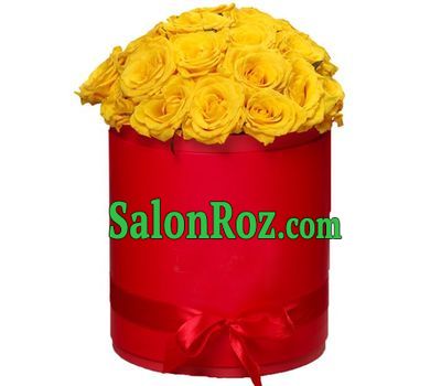 Yellow roses in a box Yellow roses in a box