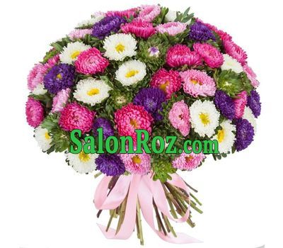 101 asters in a magnificent bouquet 101 asters in a magnificent bouquet