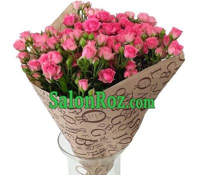 11 small-toned pink roses 11 small-toned pink roses