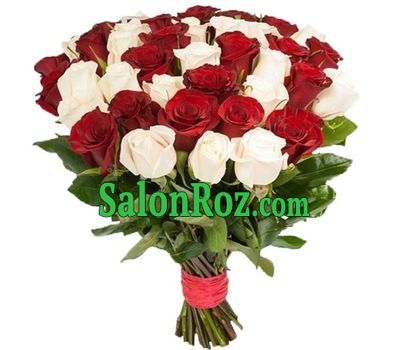 35 red and white imported roses 35 red and white imported roses