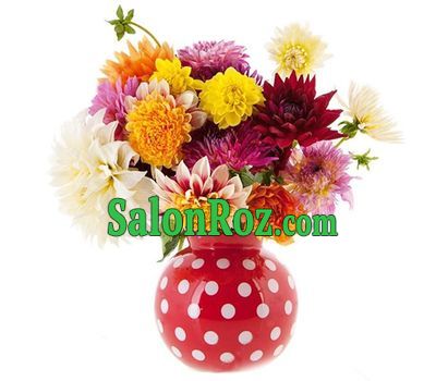 Large dahlias in a bouquet Large dahlias in a bouquet