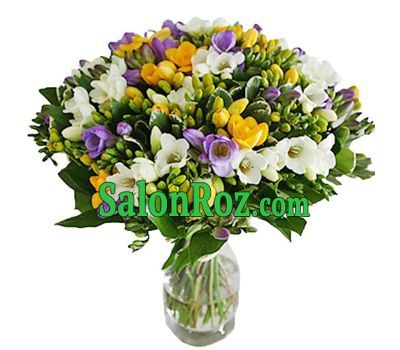 Large bouquet of freesias Large bouquet of freesias
