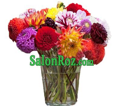 Large bouquet of dahlias Large bouquet of dahlias