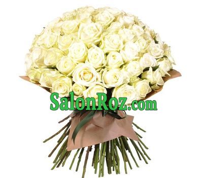 Bouquet of 85 white roses Bouquet of 85 white roses