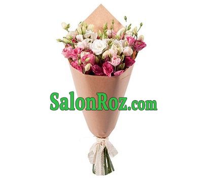 Bouquet of white and pink roses Bouquet of white and pink roses