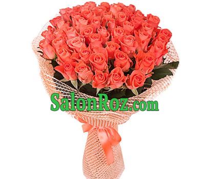 Bouquet of 65 orange roses Bouquet of 65 orange roses