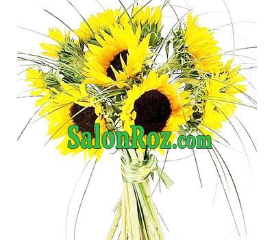 Букет подсолнухов - Утро