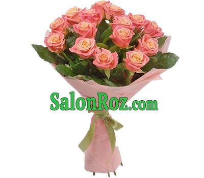 Ornate bouquet of pink roses Ornate bouquet of pink roses
