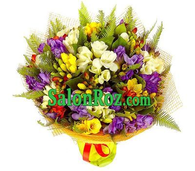 Popular bouquet of freesias Popular bouquet of freesias