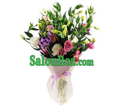 Funny bouquet of lisianthus Funny bouquet of lisianthus