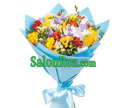 Magnificent bouquet of freesias Magnificent bouquet of freesias