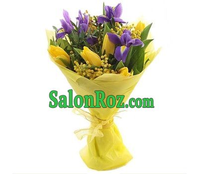 Spring bouquet with mimosa Spring bouquet with mimosa