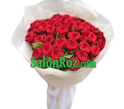 49 red roses in a bouquet 49 red roses in a bouquet