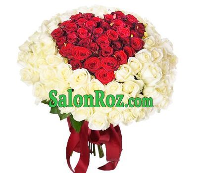 Bouquet of flowers heart Bouquet of flowers heart