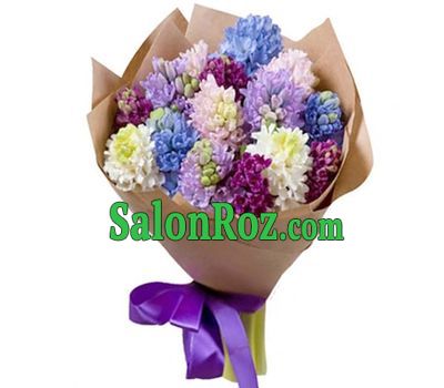 Bouquet of 15 hyacinths Bouquet of 15 hyacinths