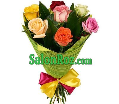 Bouquet of 7 bright roses Bouquet of 7 bright roses