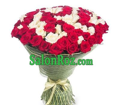 Bouquet of 85 multi-colored roses Bouquet of 85 multi-colored roses