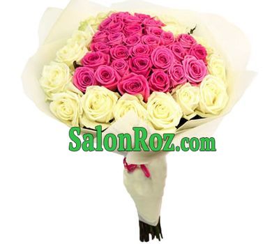 Bouquet in the form of heart from roses Bouquet in the form of heart from roses