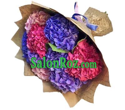 Exotic hydrangeas in a bouquet Exotic hydrangeas in a bouquet