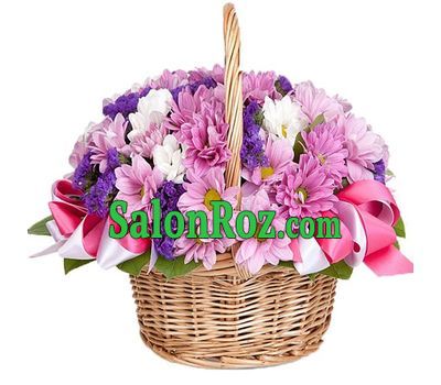 Chrysanthemums in the basket Chrysanthemums in the basket