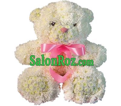 Teddy bear of flowers Teddy bear of flowers
