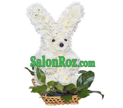 Toy Bunny from flowers Toy Bunny from flowers