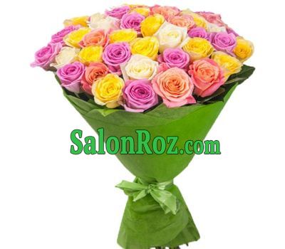 Colorful big bouquet of roses Colorful big bouquet of roses